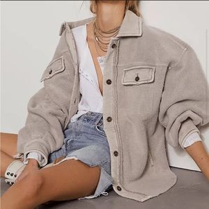 Free People Ruby Jacket in Stone
